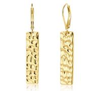 ALEXCRAFT Pendientes Mujer Dorados, Pendientes Colgantes de Gota de Agua Oro, Elegante, Ligeros, Hipoalergénicos, Plata 925, Chapados en 14K Oro, para Fiesta, Banquete, Regalos de Joyería