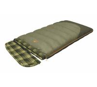 Alexika Schlafsack Siberia Wide Transformer, rechte Reißverschluss Saco de Dormir, Unisex, Verde/Gris/Gris/Verde a Cuadros, rechts