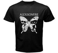 Alexisonfire Butterfly Rock Men's T-Shirt Unisex Black Cotton Print tee Shirts XL