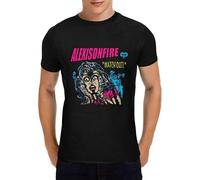 Alexisonfire Watch out Hard Men's T-Shirt Unisex Black Cotton Print tee Shirts XL