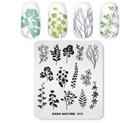 Alexnailart Nail Art Stamping Plate Flores Plantilla de Estilo Chino Natural Imagen Placa Nail Art Tools (NA015)