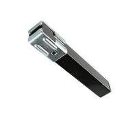 Alfa 43280 - Pata somier 35x35mm. negra 4 u.