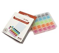 Alfa 6050-Caja 25 canillas Colores, Multicolor, 0
