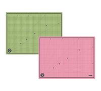 Alfa A6082 Base de Corte Reversible Autorreparante, Verde/Rosa, 420 x 594 mm, A2
