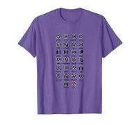 Alfa Bravo Charlie Morse Alfabeto Militar Radio Fonético Camiseta