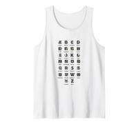 Alfa Bravo Charlie Morse Alfabeto Militar Radio Fonético Camiseta sin Mangas