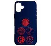 Alfa Historia del Logo evolución de la Marca Carcasa para iPhone 16 Plus