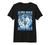 Alfa Masculino Mapache Médico Meme Hombres Niños Camiseta Premium