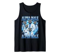 Alfa Masculino Mapache Médico Meme Hombres Niños Camiseta sin Mangas