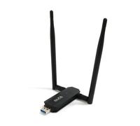 Alfa Network Adaptador USB WiFi 6 Alfa con 2 antenas de 5 dBi, USB 3.2 Gen 1, doble banda 2,4/5 GHz AWUS036AX