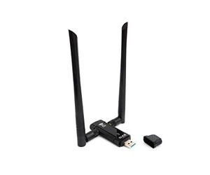 Alfa Network Adaptador Wi-Fi inalámbrico de Doble Cobertura de Longitud de Doble Gama AC1200 USB con Antena Externa de Alta sensibilidad - Windows, MacOS y Kali Linux compatibles