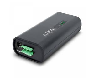 Alfa Network Alfa adaptador 48VDC a 24V PoE – convertidor DC a PoE DDC-4824POE