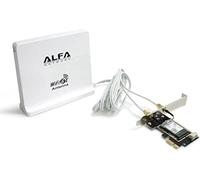 Alfa network alfa wi-fi 6e pcie tarjeta con antena de panel ait-ax210-