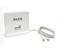 Alfa Network Antena omnidireccional interior Alfa WiFi 6E 5 dBi tribanda RP-SMA para 2,4/5/6 GHz ARS-WiFi6E-M2