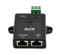 Alfa Network Convertidor PoE Gigabit industrial | Inyector Midspan PoE redundante APOE03G