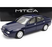 Alfa Romeo 166 2.0 Twin Spark 1998 azul + calcomanías carabineros 1/18 MITICA...