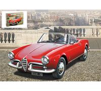 Alfa Romeo Giulietta Spider 1600 Kit De Plástico 1:24 Modelo Italeri
