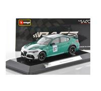 Bburago - 18-38307 - Alfa Romeo GTAm (Verde Escala 1:43) Coche a Escala de