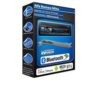 Alfa Romeo Mito Radio de Coche Alpine UTE-200BT Bluetooth Manos Libres Mechless