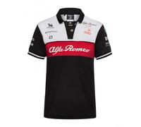 Alfa Romeo Racing F1 2022 - Polo para mujer, Negro, Small