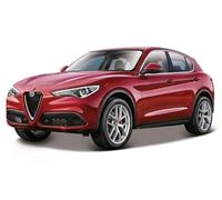 Bburago Alfa Romeo Stelvio en Color Azul y en Escala 1:24 (18-21086B)