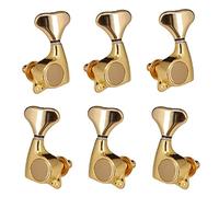 ALFAAL 1 Establecer Izquierda + Derecha Tuning Tuning Pegs Sintonizador 1:21 Ratio De Engranaje Luthier Supply Gold