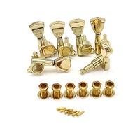 ALFAAL 1 Juego 3L3R / 6R Pegas De Sintonización De Guitarra Sintonizadores Máquina Cabezas De Oro Para EPI LP Guitarra De Estilo (Color : 6R)