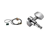 ALFAAL 1 Juego De Pastilla Acústica Para Guitarra, Amplificador Piezoeléctrico Precableado, 12 Piezas, Sintonizador De Clavija De Afinación De Cuerdas De Guitarra