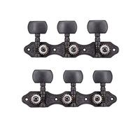 ALFAAL 1 par 1:18 Black Classical Guitar Tuners Machine Heads Cegs de ajuste de ajuste para guitarra clásica