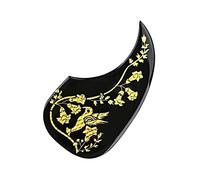 ALFAAL 1 Pieza De Guitarra Acústica Profesional, Protector De Púas para Guitarra, Placa para Rascar, Pegatina De Golpeador Golpeadores de Guitarra acústica (Color : 02)