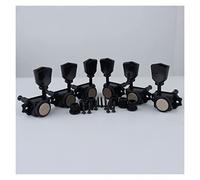 ALFAAL 1 Set Black Blocking String Vintage Deluxe Guitarra Eléctrica Máquina De Guitarra Cabeza Sintonizadores