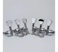 ALFAAL 1 Set Guitar Machine Heads Sintonizadores Trapezium Button Chrome