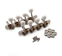 ALFAAL 1 Set Mandolin Machine Heads Sintonizadores Tuning Teclas Pegs Para El Instrumento Mandolin Gold Nequellado (Color : NI 1R1L)