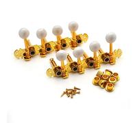 ALFAAL 1 Set Mandolin Machine Heads Sintonizadores Tuning Teclas Pegs para Instrumento De Mandolina Golden R/L