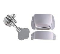 ALFAAL 1pc Vintage Precision Bass Tuning Pegs Abre Sintonizadores De Bajo Engranado Con Tapa De Puente De Aleación Práctica