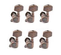 ALFAAL 1set Sintonizadores De Guitarra De Cobre Sintonizador De Guitarra Tuning Sintonizador Máquina Cabeza General Manija De Guitarra Botón (Color : 6L)