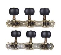 ALFAAL 2 Pcs (L&R Peg De Sintonización De Guitarra Clásica Cabezales Chapadas Con Chapas 1: 16 Llaves De Sintonización Perillas (Color : Bronze Plated)