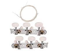 ALFAAL 2 Piezas Guitarra Clásica Sintonizador De Cuerdas Tuning Pegs Cuerdas De Nylon Para Accesorios De Piezas De Guitarra Clásicas Acústicas