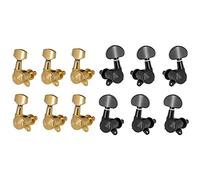 ALFAAL 2 Set Locked String Tuning Pegs Tly Sintonizadores Cabezales De La Máquina Para La Cerradura De Guitarra Eléctrica Acústica