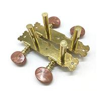 ALFAAL 2 Unids (L Y R) Cabezas De Guitarra Clásica Cabezas De Sintonización De Clavijas Sintonizadores De Cadenas (2pcs, 2-on-a-plate)