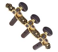 ALFAAL 2pcs (L & R Teclas De Guitarra Clásica Acústica Claves De Clavijas Sintonizadores De Cuerdas 3 + 3 Cabezas De La Máquina