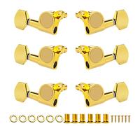 ALFAAL 3L 3R Clavijas De Afinación De Guitarra Acústica Clavijas De Afinación De Cabezales Mecánicos Para Clavijas De Afinación De Guitarra Eléctrica DIY