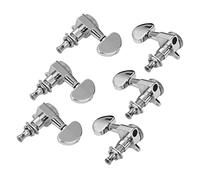 ALFAAL 3L3R Pistas DE ANIMINACIÓN DE CADRA GUITRA Cabeza de la máquina Cabinos de máquina para Guitarras eléctricas acústicas (Color : 3 Sliver)
