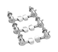 ALFAAL 3L3R PISTAS DE ANIMINACIÓN DE CADRA GUITRA Cabeza de la máquina Cabinos de máquina para guitarras eléctricas acústicas (Color : 4 Sliver)