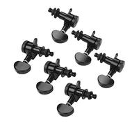 ALFAAL 3L3R PISTAS DE ANIMINACIÓN DE CADRA GUITRA Cabeza de la máquina Cabinos de máquina para guitarras eléctricas acústicas (Color : 3 Black)