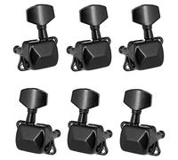 ALFAAL 3L3R PISTAS DE ANIMINACIÓN DE CADRA GUITRA Cabeza de la máquina Cabinos de máquina para guitarras eléctricas acústicas (Color : 7 Black)