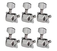 ALFAAL 3L3R PISTAS DE ANIMINACIÓN DE CADRA GUITRA Cabeza de la máquina Cabinos de máquina para guitarras eléctricas acústicas (Color : 8 Sliver)