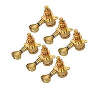 ALFAAL 3L3R Pistas DE ANIMINACIÓN DE CADRA GUITRA Cabeza de la máquina Cabinos de máquina para Guitarras eléctricas acústicas (Color : 2 Gold)