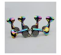 ALFAAL 3R3L Chameleon Sintonizadores De Arco Iris Máquina De Guitarra Eléctrica Cabezas De Cabeza