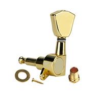 ALFAAL 3R3L Clavijas De Ajuste De Oro 3L3R Cabezales De La Máquina Del Sintonizador De Guitarra Para Lp Reemplazo De Piezas De Guitarra